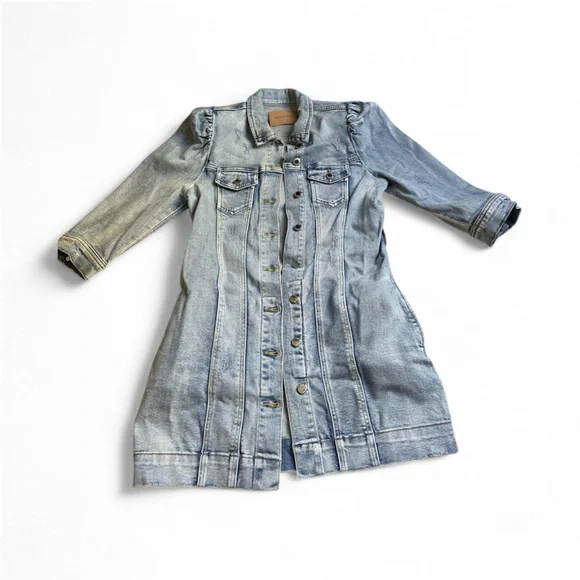 Retrofete Light Blue Denim Mini Dress - Picture 5 of 9